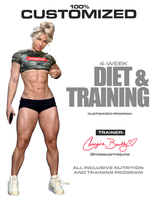 100% Customized 4 Week Diet & Training Program