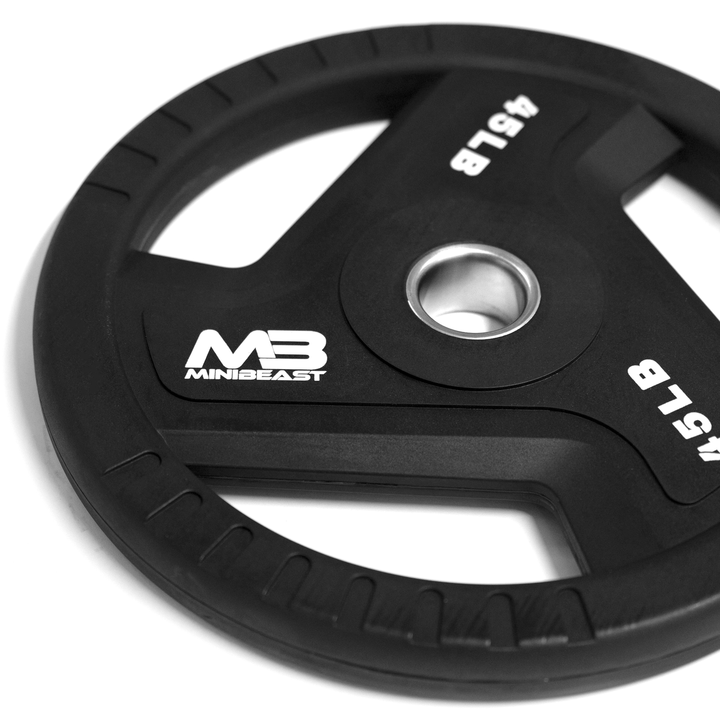Tri-Grip Rubber Coated Olympic Weight Plate