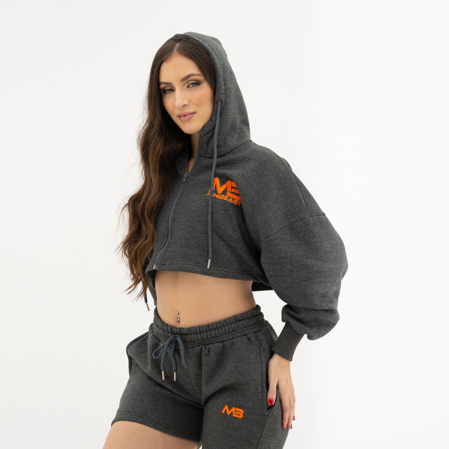 Boyfriend Cropped Hoodie