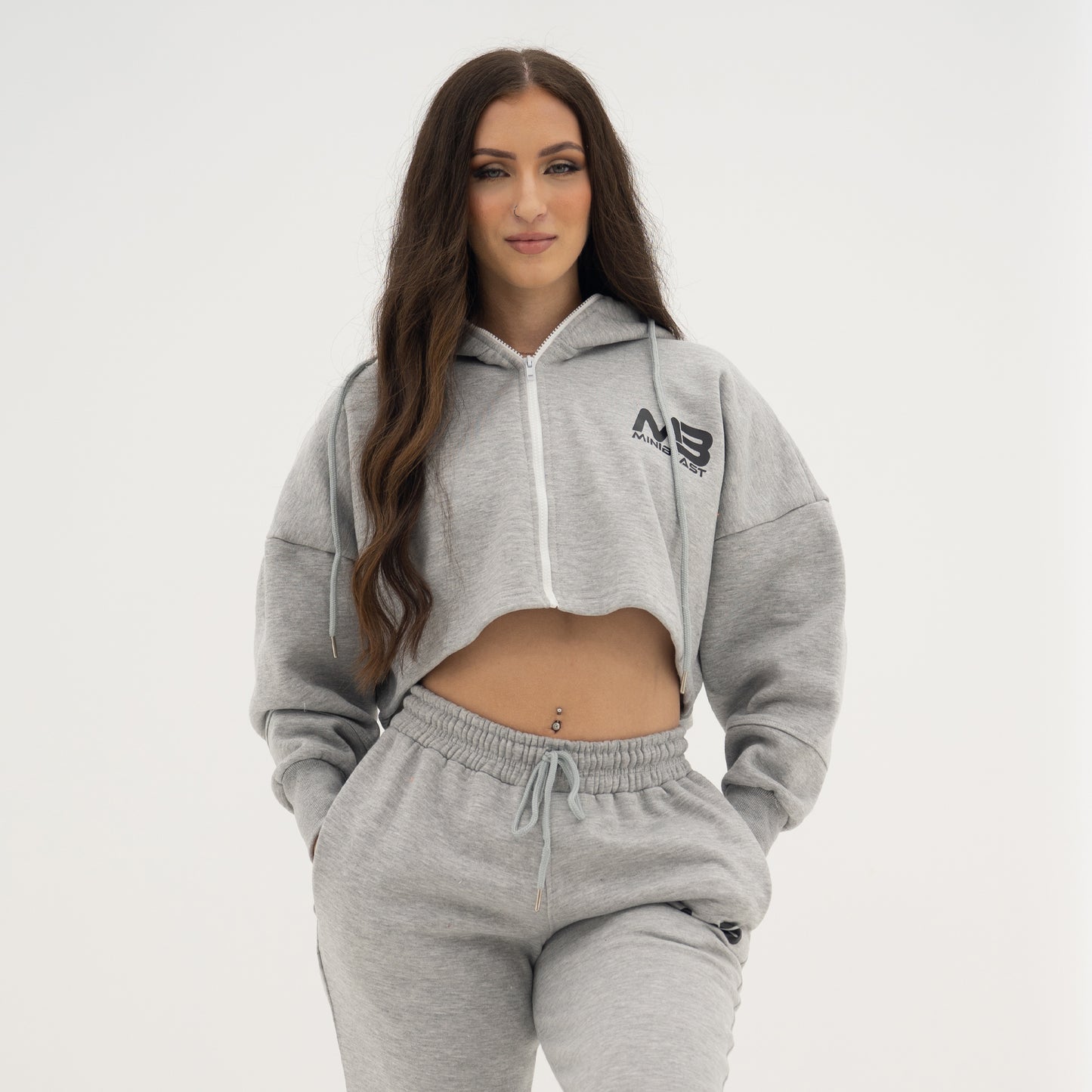 Boyfriend Cropped Hoodie