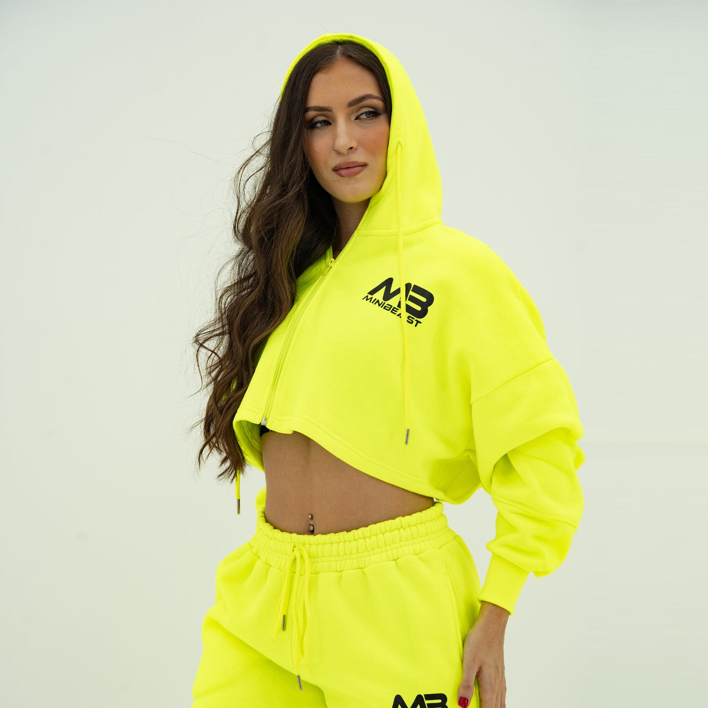 Boyfriend Cropped Hoodie