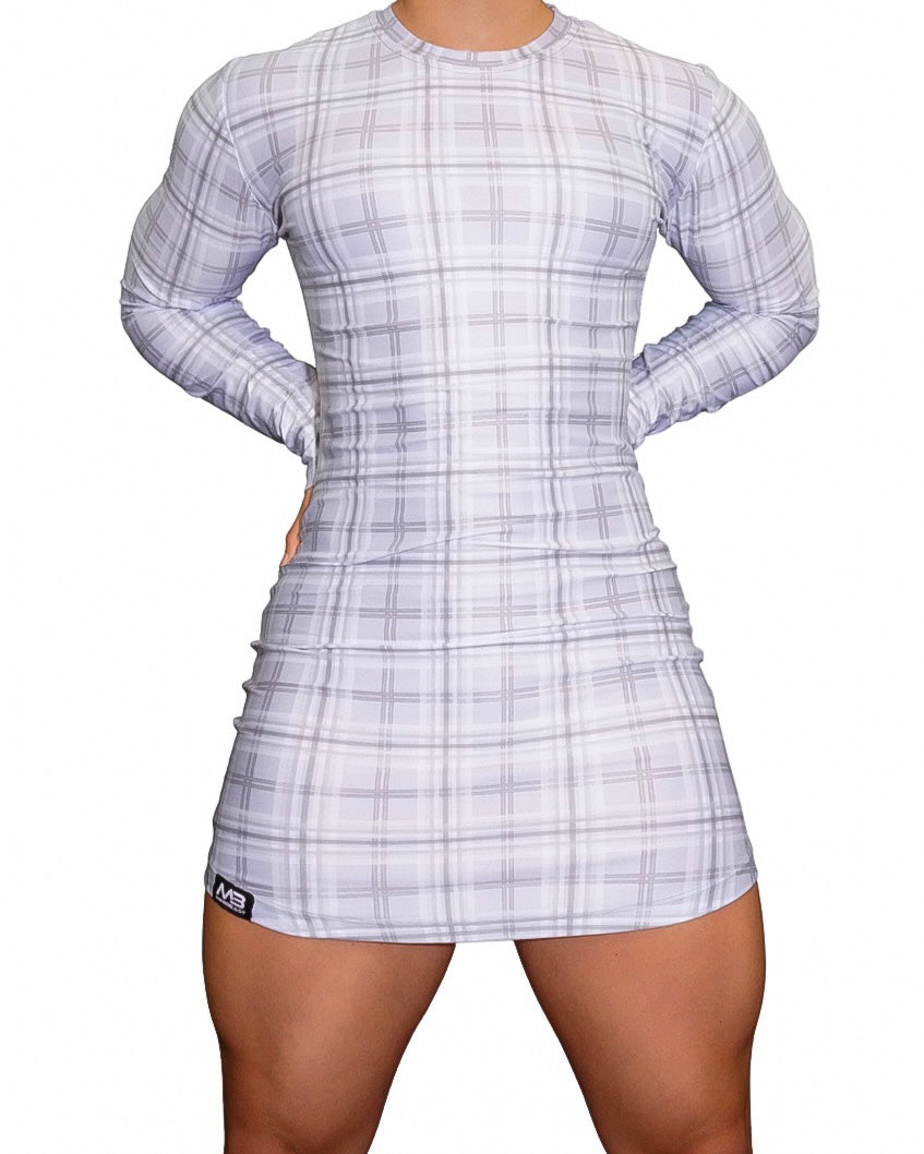 Og T-shirt Dresses - Gingham - Long Sleeve