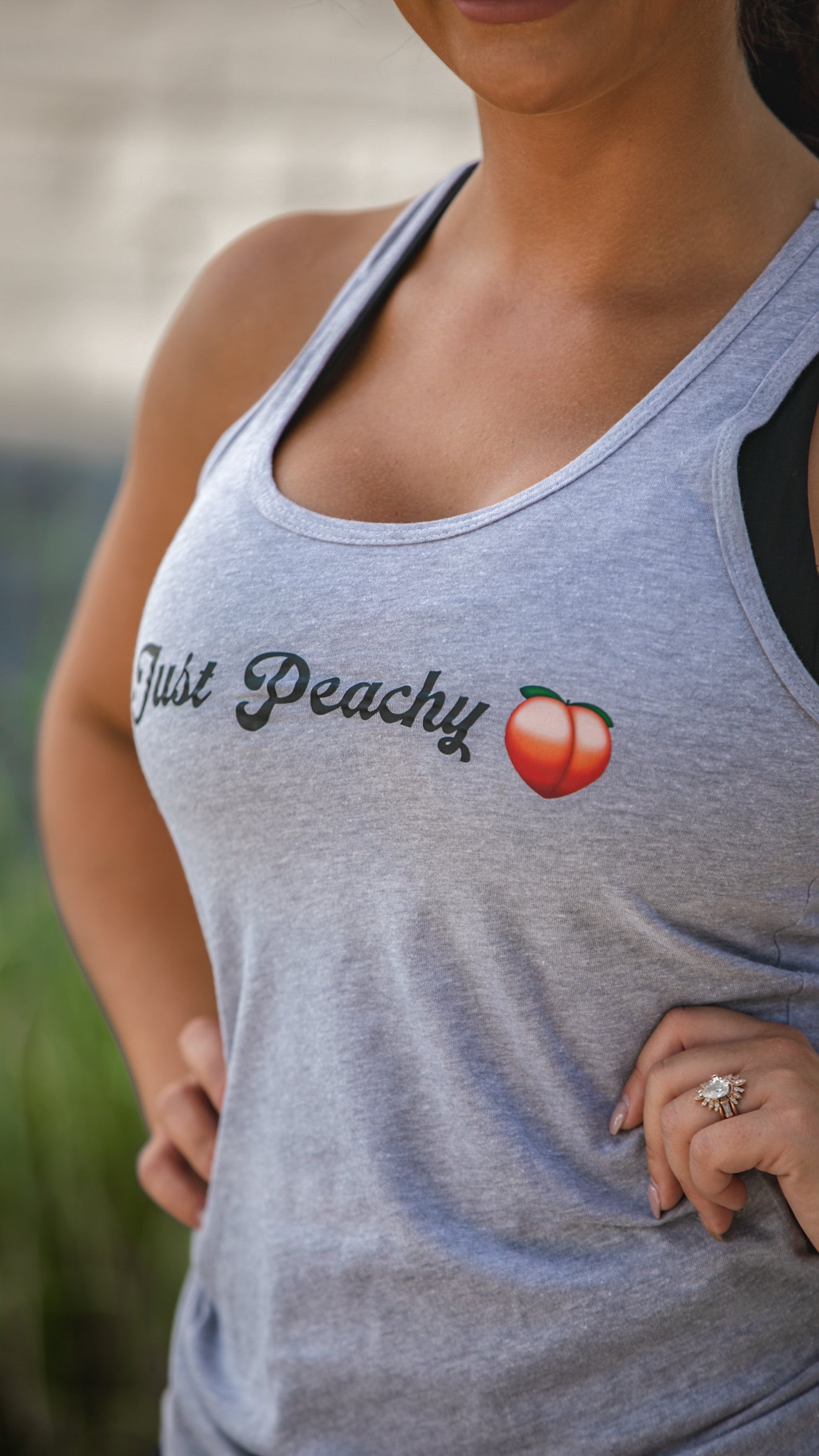 "Just Peachy 🍑" Tank