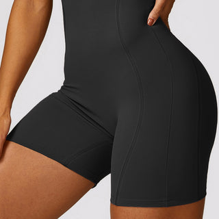 Align Bodysuit Short - Black