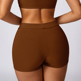 Aurora Boy Shorts - Coffee