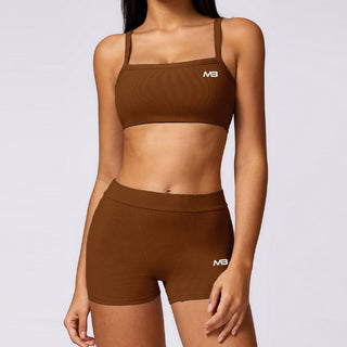 Aurora Sports Top - Coffee