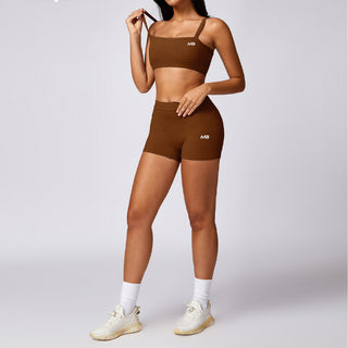 Aurora Sports Top - Coffee