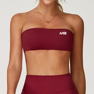 Bare Sports Top - Maroon