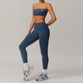 Bare Sports Top - Steel Blue