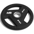 Tri-Grip Rubber Coated Olympic Weight Plate