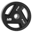 Tri-Grip Rubber Coated Olympic Weight Plate