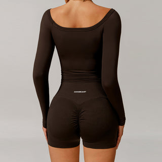 Bodysilk Top - Mocha