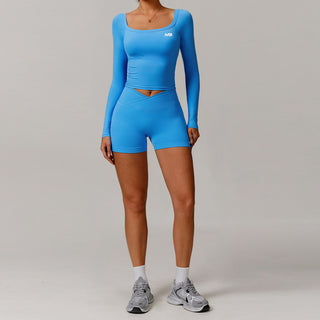 Bodysilk Top - Sky Blue