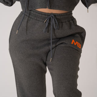 Boyfriend Joggers - Charcoal Grey