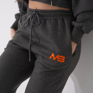 Boyfriend Joggers - Charcoal Grey