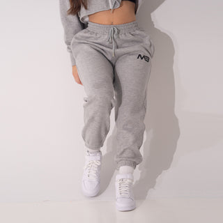 Boyfriend Joggers - Heather Grey