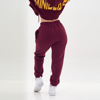 Boyfriend Joggers - Maroon