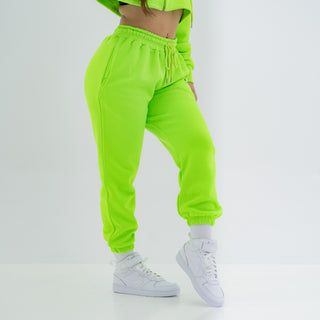 Boyfriend Joggers - Neon Green