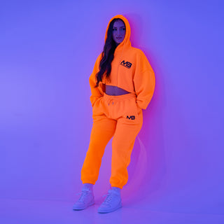 Boyfriend Joggers - Neon Orange