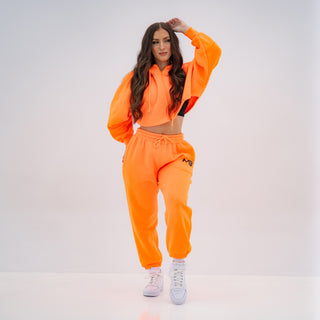 Boyfriend Joggers - Neon Orange