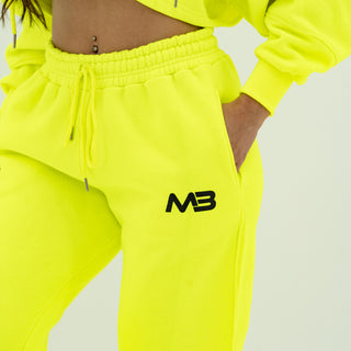 Boyfriend Joggers - Neon Yellow