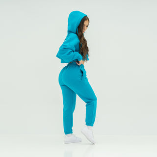 Boyfriend Joggers - Sky Blue