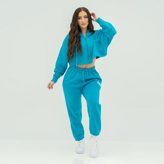 Boyfriend Joggers - Sky Blue