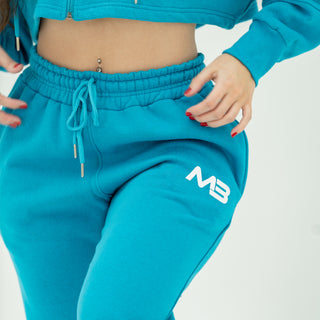 Boyfriend Joggers - Sky Blue