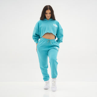 Boyfriend Joggers - Tahiti Blue