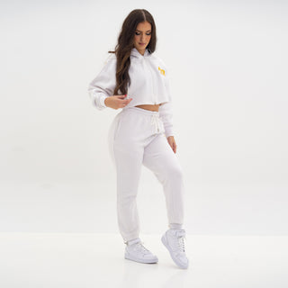 Boyfriend Joggers - White
