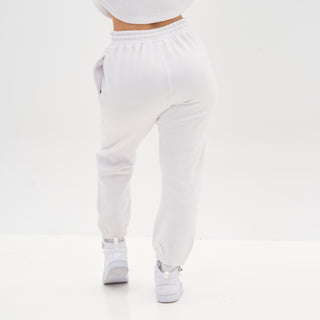 Boyfriend Joggers - White