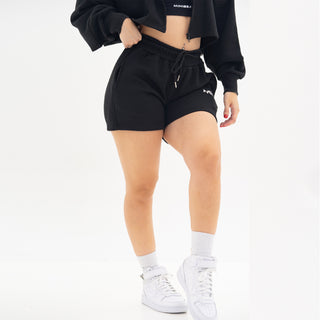 Boyfriend Biker Shorts - Black