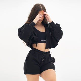 Boyfriend Biker Shorts - Black