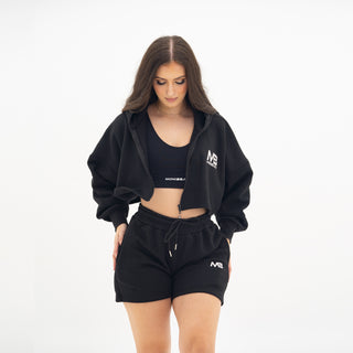 Boyfriend Biker Shorts - Black