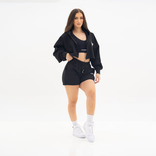 Boyfriend Biker Shorts - Black