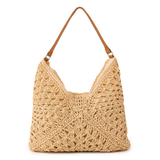 Capri Woven Hobo - Natural