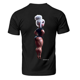 Misscarriejune cartoon pose Unisex Tee - Black