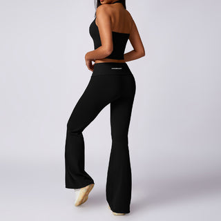 Cora Flare Leggings - Black