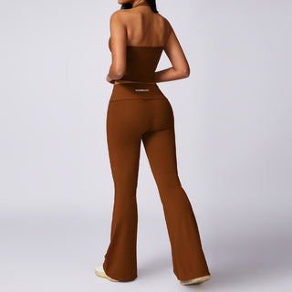 Cora Flare Leggings - Mocha