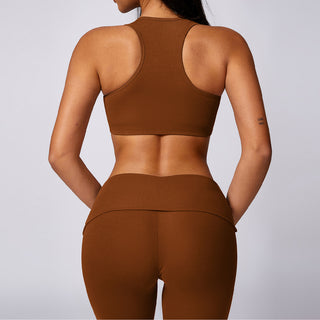 Cora Sports Top - Mocha