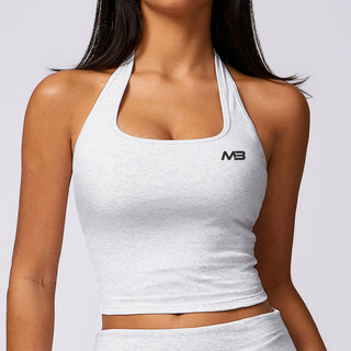 Cora Tank Top - Heather White