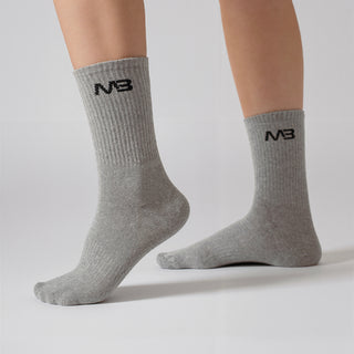 MB Crew Socks (3 Pack) - Grey