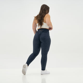 Curve Classic Leggings Pattern - Navy Cheetah