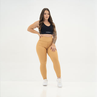 Curve Classic Leggings Pattern - Tan Cheetah