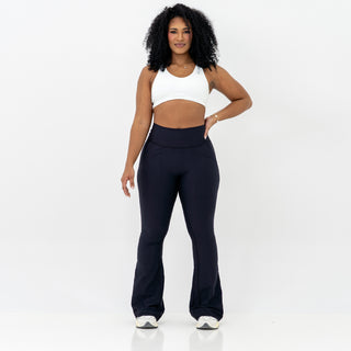 Curve Cargo EVO Flare Leggings - Black