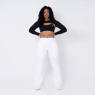 Curve Cargo EVO Flare Leggings - White