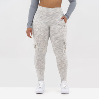 Curve Cargo EVO Leggings Pattern - Frost