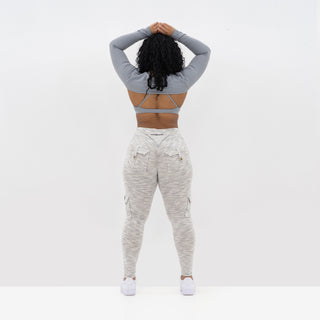 Curve Cargo EVO Leggings Pattern - Frost