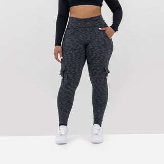 Curve Cargo EVO Leggings Pattern - Midnight Sky