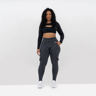 Curve Cargo EVO Leggings Pattern - Midnight Sky